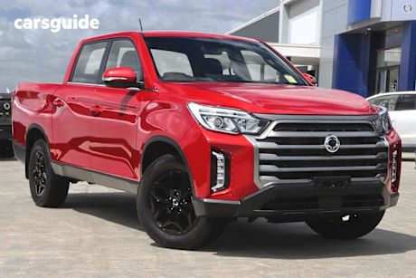 Red 2023 Ssangyong Musso XLV Crew Cab Pickup Adventure