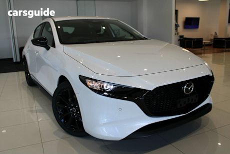 White 2025 Mazda 3 Hatchback G25 Evolve Sp Vision