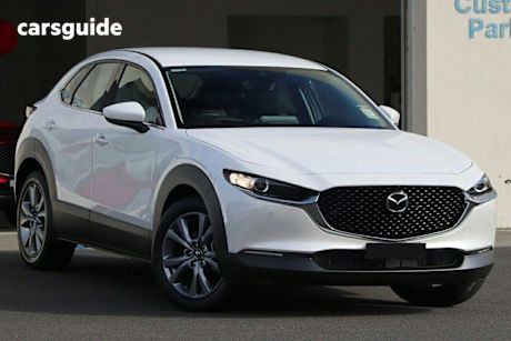 White 2025 Mazda CX-30 SUV G20 TOURING F
