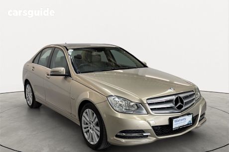 Gold 2011 Mercedes-Benz C-CLASS Sedan C250 CDI BLUEEFFICIENCY ELEGANCE R