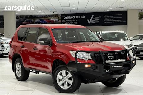 Red 2020 Toyota Landcruiser Prado SUV GX 4X4
