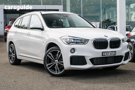 White 2019 BMW X1 SUV XDRIVE25I 4WD