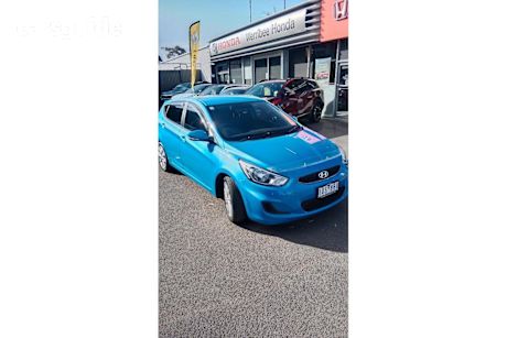 Blue 2018 Hyundai Accent Hatch SPORT F