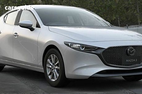 White 2025 Mazda 3 Hatchback G20 Pure