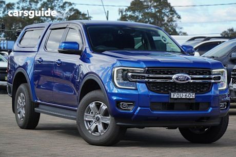 Blue 2024 Ford Ranger Ute Tray XLT HI-RIDER R