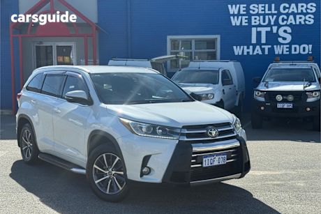White 2019 Toyota Kluger SUV GXL F