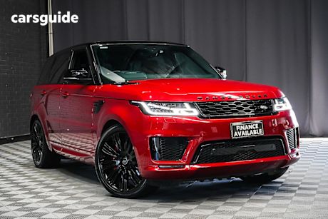 Red 2018 Land Rover Range Rover Sport Wagon V8 Sc Hse Dynamic