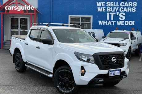 White 2022 Nissan Navara Ute Tray SL 4X4