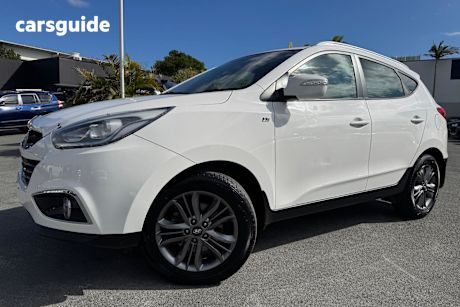 White 2013 Hyundai IX35 SUV SE F