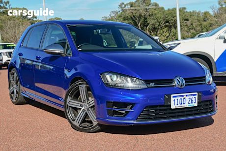 Blue 2015 Volkswagen Golf Hatch R 4WD