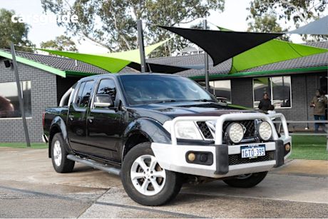 Black 2012 Nissan Navara Dual Cab Pick-up St (4X4)