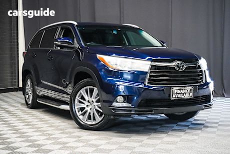 Blue 2015 Toyota Kluger Wagon Grande (4X4)