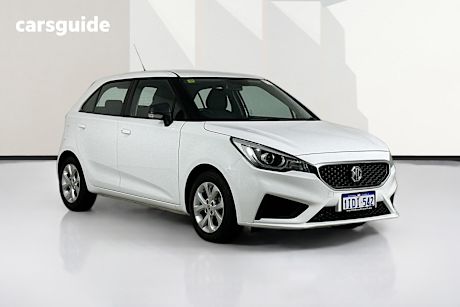 White 2022 MG MG3 Hatchback Core