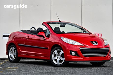 Red 2012 Peugeot 207 Cabriolet Cc 1.6