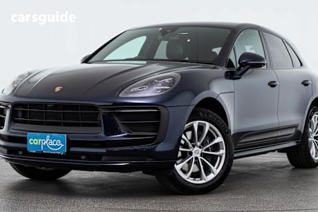 Blue 2022 Porsche Macan Wagon T