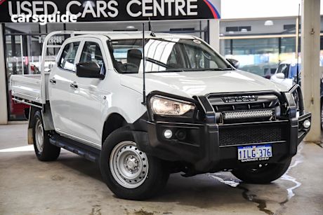 White 2022 Isuzu D-MAX Ute Tray SX 4X4