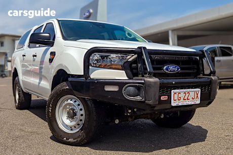 White 2021 Ford Ranger Ute Tray XL 4X4