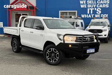 White 2016 Toyota Hilux Dual Cab Utility Sr Hi-Rider