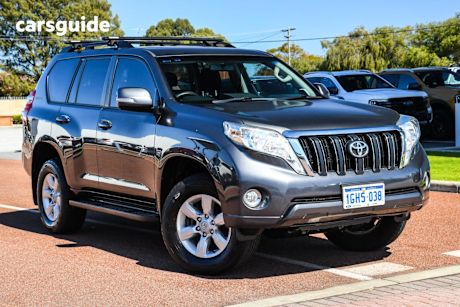 Grey 2017 Toyota Landcruiser Prado SUV GXL 4X4
