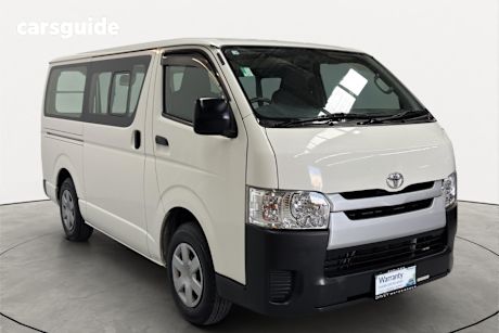 White 2014 Toyota HiAce Commercial DX