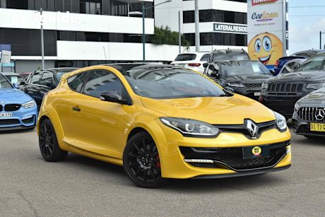 Yellow 2015 Renault Megane Coupe R.S. 275 CUP PREMIUM F