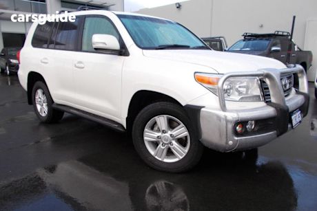 White 2014 Toyota Landcruiser Wagon Vx (4X4)