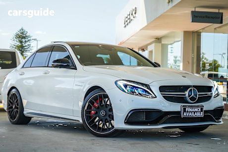 White 2017 Mercedes-Benz C63 Sedan S