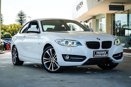 White 2015 BMW 228I Coupe Sport Line