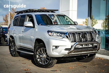 Silver 2020 Toyota Landcruiser Prado Wagon Vx Flat Tailgate