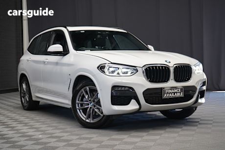 White 2021 BMW X3 Wagon Xdrive20D M Sport