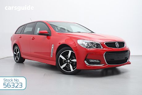 Red 2017 Holden Commodore Sportswagon Sv6