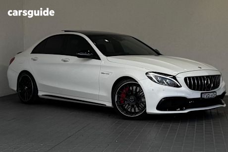 White 2017 Mercedes-Benz C63 Sedan S