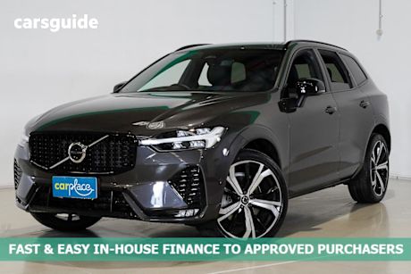 Grey 2021 Volvo XC60 Wagon B6 R-Design Mhev