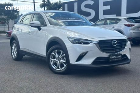 White 2024 Mazda CX-3 SUV G20 PURE F