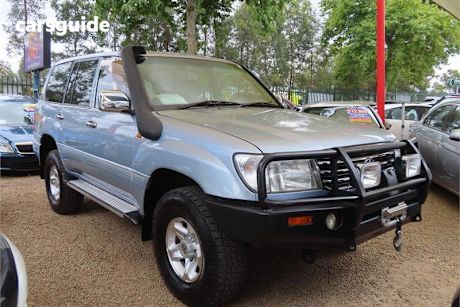 Blue 2002 Toyota Landcruiser SUV GXL 4X4