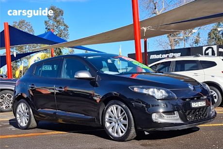 Black 2014 Renault Megane Hatchback Gt-Line