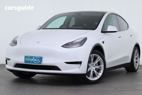 White 2022 Tesla Model Y Wagon Rear-Wheel Drive