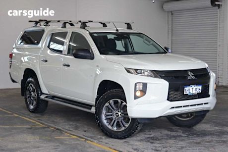 White 2021 Mitsubishi Triton Ute Tray GLX 4X4