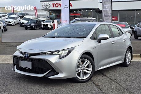 Silver 2022 Toyota Corolla Hatch ASCENT SPORT HYBRID F