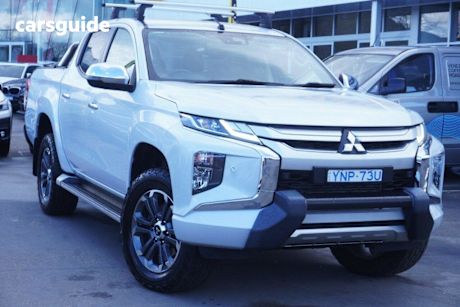 White 2019 Mitsubishi Triton Double Cab Pick Up Gls (4X4) Premium