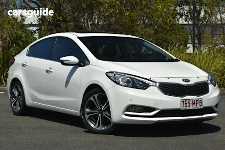 White 2014 Kia Cerato Sedan SLI F