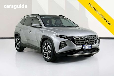 Silver 2022 Hyundai Tucson Wagon Highlander (Awd)