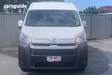 White 2019 Toyota HiAce Commercial Commuter High Roof Super LWB