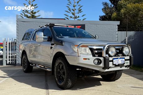 Silver 2014 Ford Ranger Crew Cab Utility Wildtrak 3.2 (4X4)