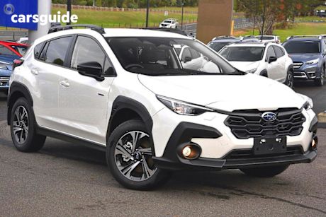 White 2025 Subaru Crosstrek SUV HYBRID L 4WD