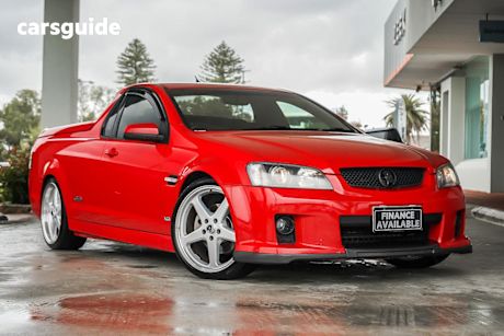 Red 2008 Holden Commodore Utility Ss-V