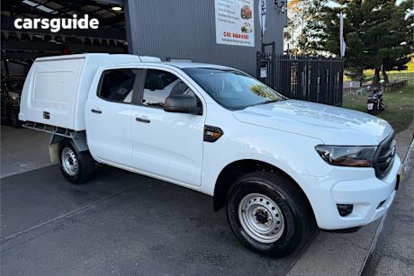 White 2018 Ford Ranger Double Cab Chassis Xl 3.2 (4X4)