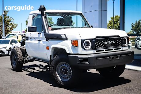 White 2024 Toyota Landcruiser Cab Chassis Lc79 Workmate