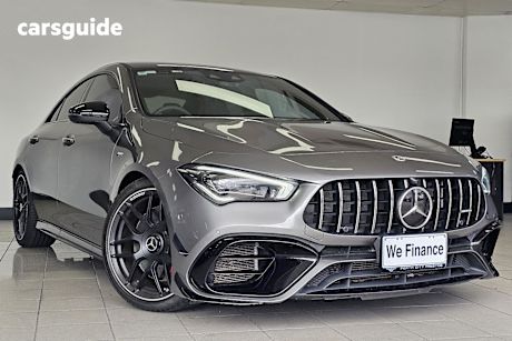 Grey 2021 Mercedes-Benz CLA-Class Coupe CLA45 AMG S 4WD