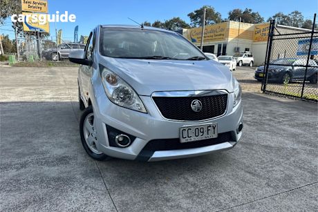 Silver 2011 Holden Barina Spark Hatchback Cd